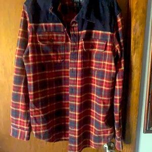 American Eagle Plaid Shirt Jacket Durable Outerwear Size XXL in good condition